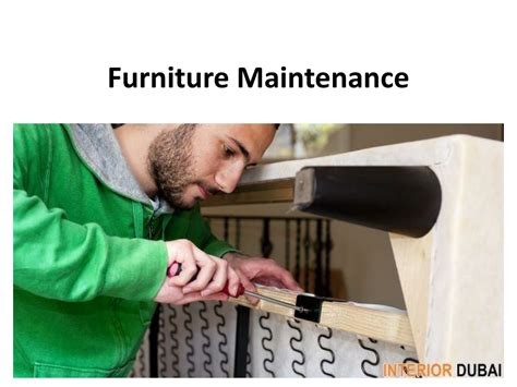 Furniture Restoration & Maintenance